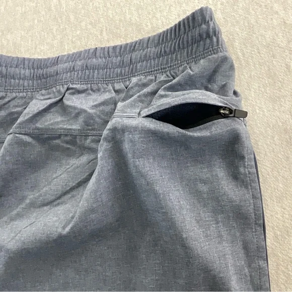 ALL IN MOTION 100% POLYESTER QUICK DRY LINED 9” MEN’S RUN SHORTS XXL BLUE GRAY - Picture 13 of 15